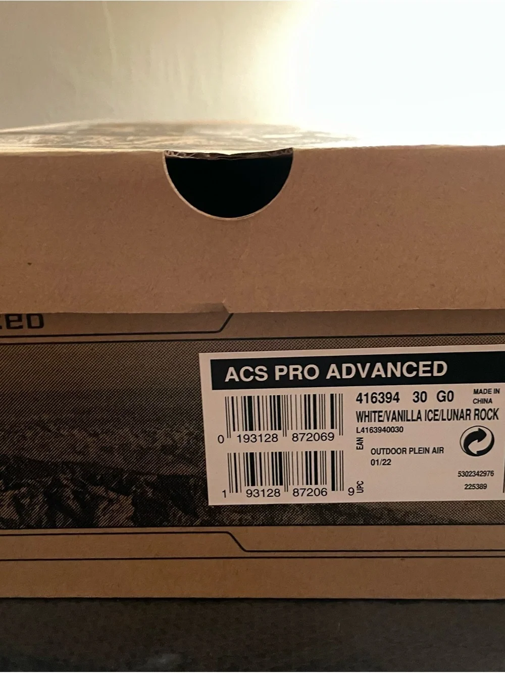 Salomon ACS Pro Advanced — White/Vanilla